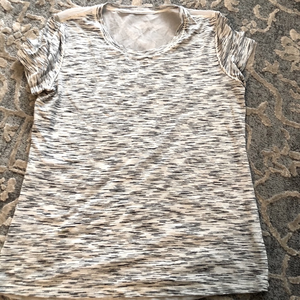Lululemon short sleeve. Sheer back